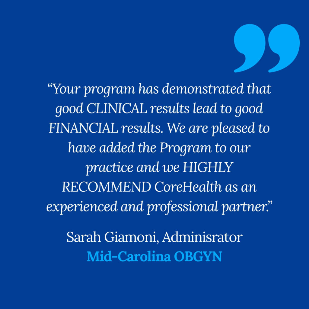 Clinic Testimonial - CoreHealth Solutions